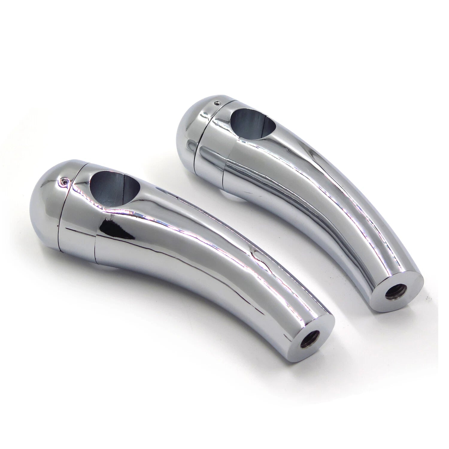 Chrome Handlebar Risers for Universal Motorcycle Dirt Bike ATV (7/8" 22mm)