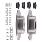 Rear Brake Rotors & Ceramic Pads Set for Honda Accord (2003–2007)