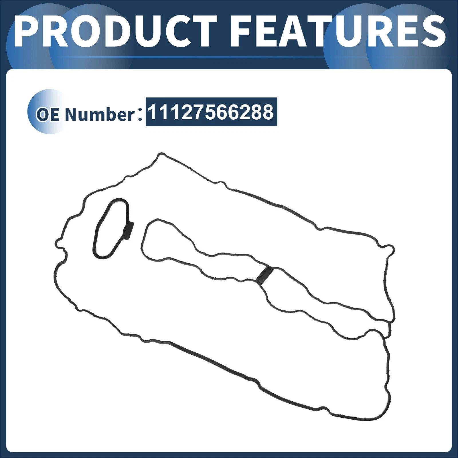 Valve Cover Gasket No. 11127566288 for BMW 5 Series (2009–2013)