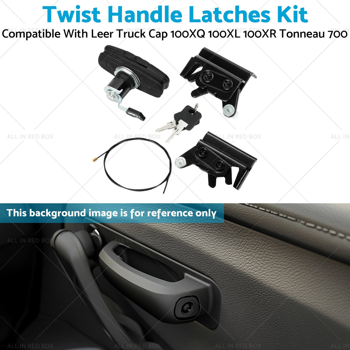 Twist Handle Latches Kit for Leer 100XQ 100XL 100XR Tonneau (700) 113436