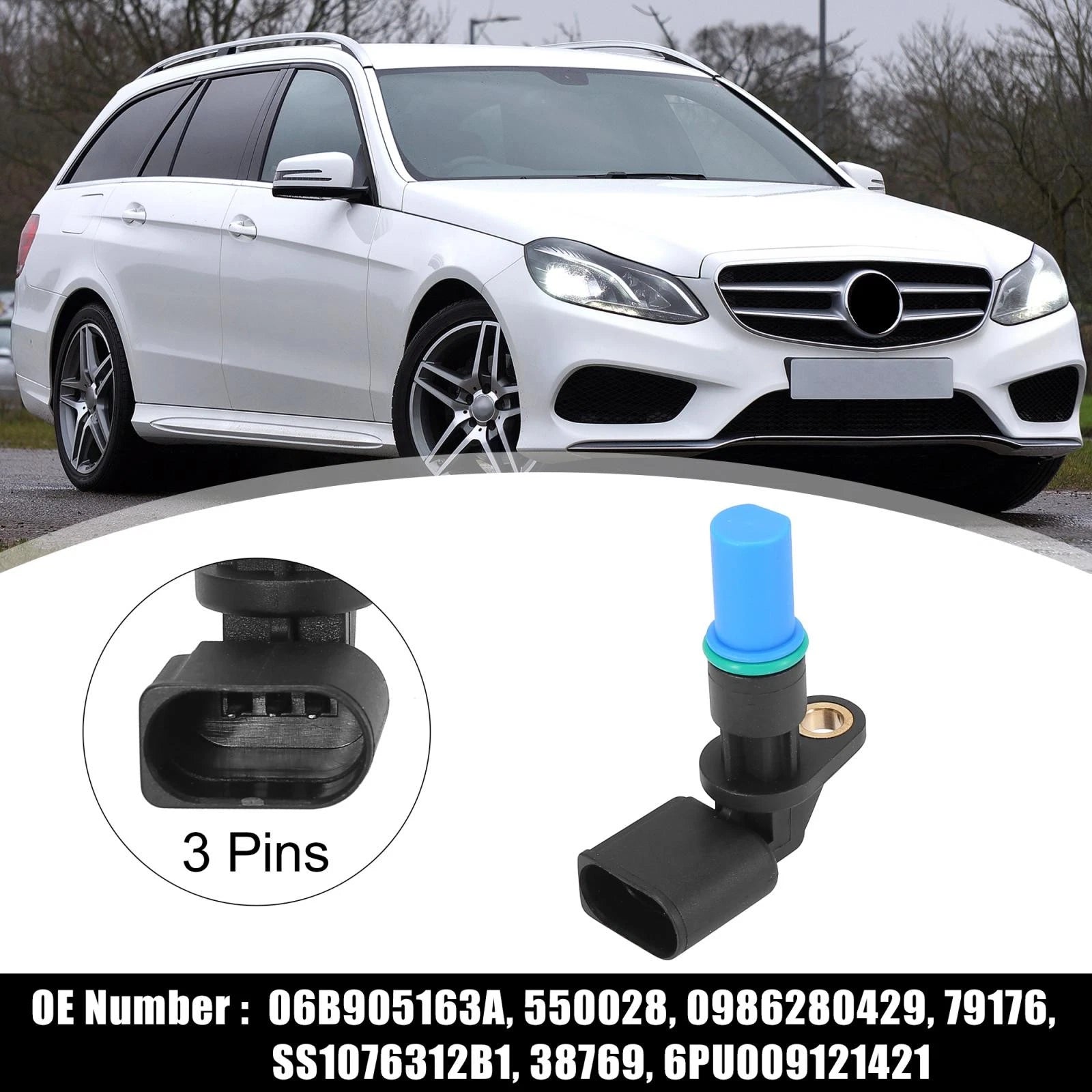Car Camshaft Position Sensor for Volkswagen Jetta, Audi A3 S3 (2006–2013) 06B905163A