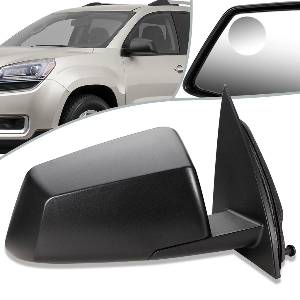 Right Powered Blind Spot Detection Side Door Mirror for GMC Acadia (2013) GM1321474