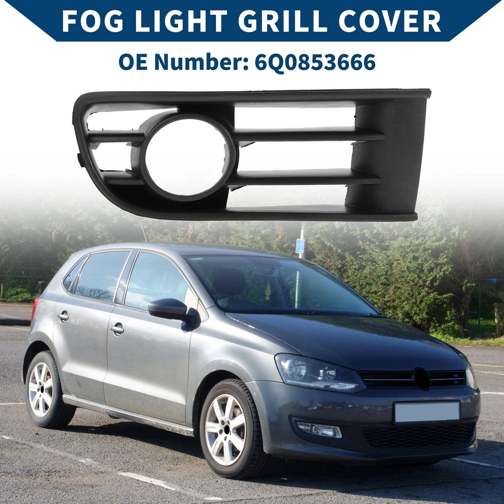 1pc Fog Light Grill for Volkswagen Polo (2002–2005) No. 6Q0853666