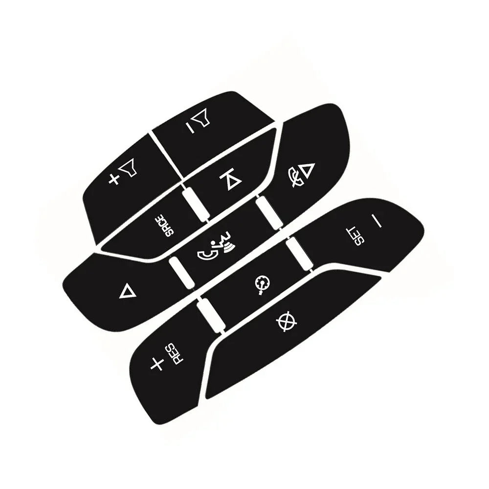 Steering Wheel Navigation Radio Button Sticker for Chevrolet Silverado (2007-2013)