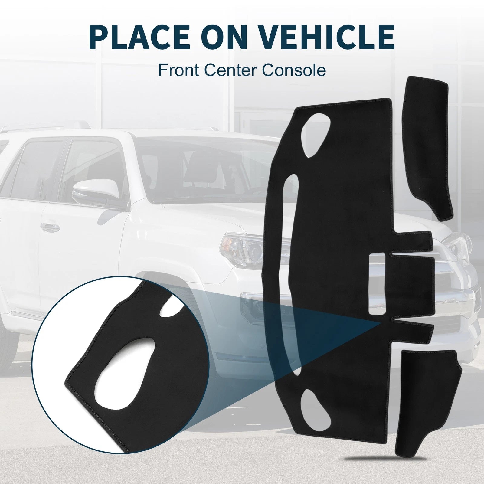 Dashboard Cover Mat for Mazda Flair Wagon MM21 (2012–2018) Black