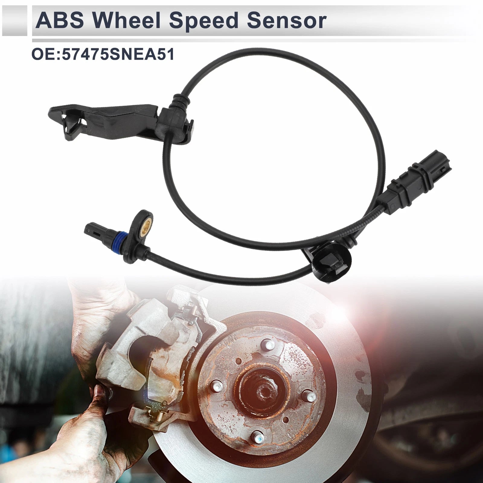 ABS Wheel Speed Sensor No. 57475SNEA51 for Honda Civic (2009–2011) Rear Left