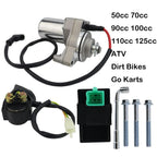 Starter for 50cc 70cc 90cc 100cc 110cc 125cc Dirt Bikes Go Karts (W/Relay & CDI)