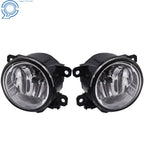 Set of 2 Fog Lights for Ford Fusion (2013–2016) Clear Driver + Passenger Side