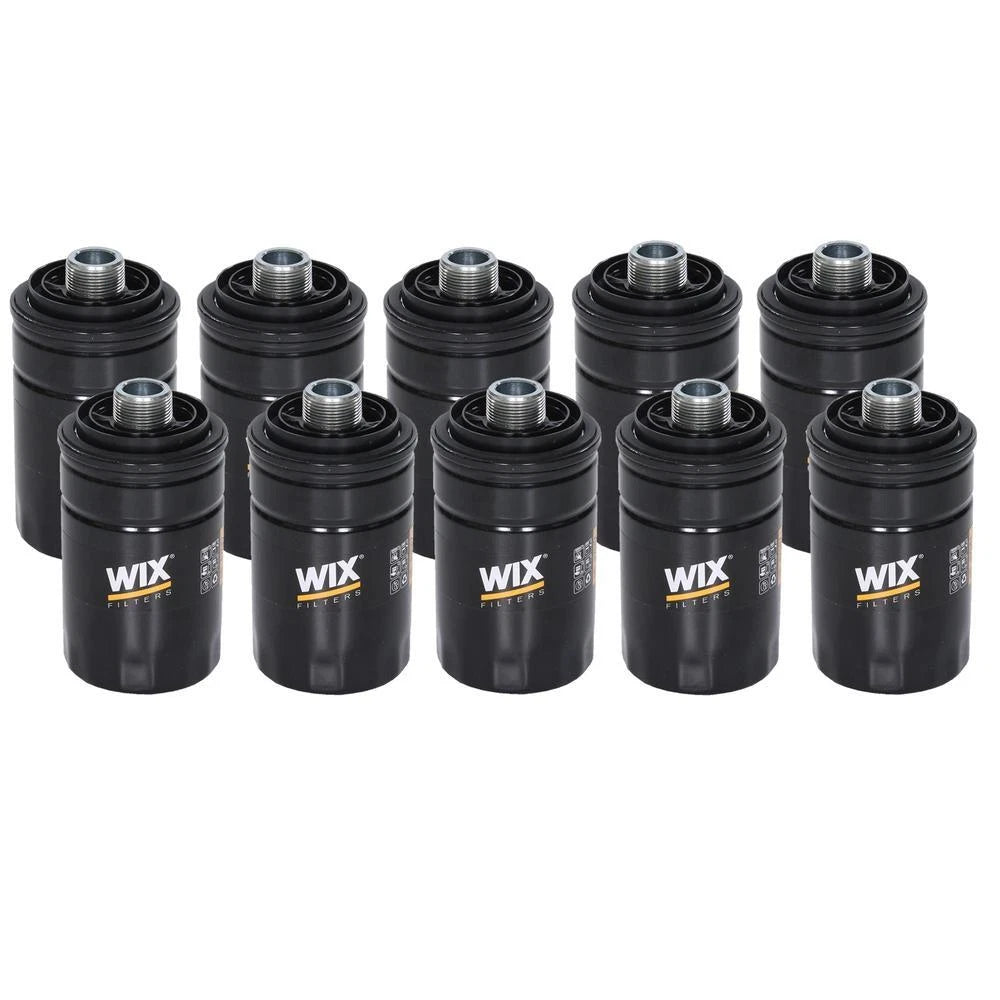 Set of 10 Wix 57561 Engine Oil Filter Kit for (Spin-On)