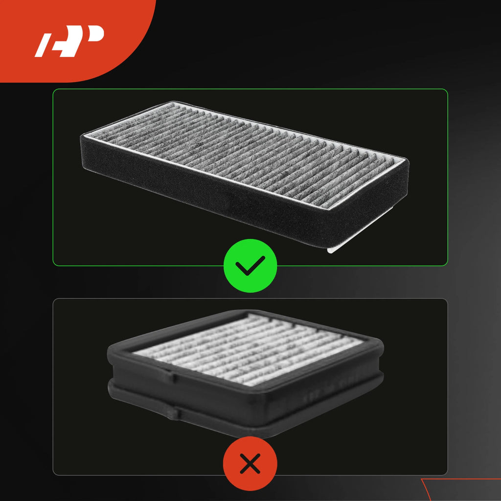 2X Activated Carbon Cabin Air Filter for Mercedes-Benz E320 (1996-2002)