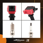 Ignition Coils and Iridium Spark Plugs for Ford Mustang 2.3L (2015–2019)
