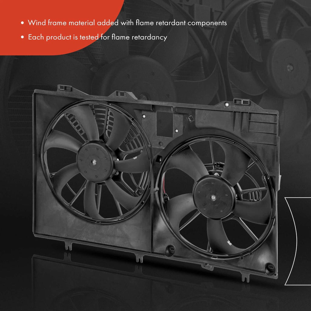 Dual Cooling Fan Assembly with Shroud for Lexus RX350 (2010–2015)