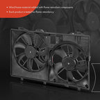 Dual Cooling Fan Assembly with Shroud for Lexus RX350 (2010–2015)