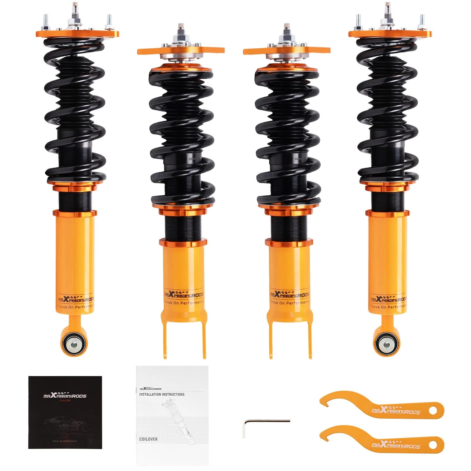 Adjustable Coilovers Lowering Kit for Nissan 370Z Z34 (2008–2016)