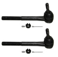 Set of 2 Outer Steering Tie Rod Ends for Cadillac Chevrolet GMC