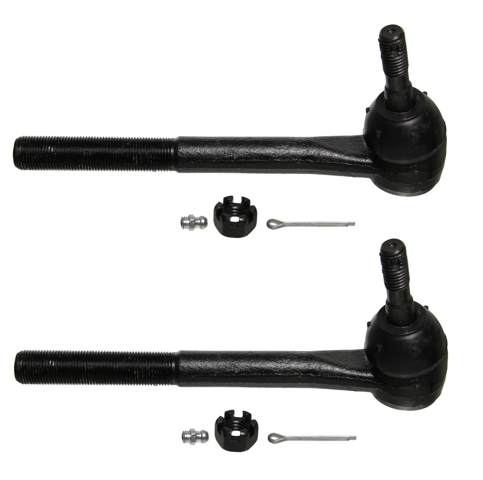 Set of 2 Outer Steering Tie Rod Ends for Cadillac Chevrolet GMC