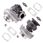 Twin GT35 GT3582 GT3540 T3 Turbocharger AR.70 AR.63 for Performance Upgrade