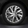 16" 4pc Silver Hubcaps/Wheel Covers for Steel Wheels 'Corolla' Style (Set of 4)