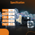 Pump Motor Assembly for Hoshizaki Ice Machine (120V) PA0613 321444A01