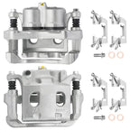 Pair Front Brake Calipers w/Bracket for Infiniti QX60 (2014–2020)