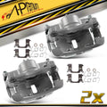 Pair Front Disc Brake Calipers with Bracket for Nissan Rogue (2014–2018)