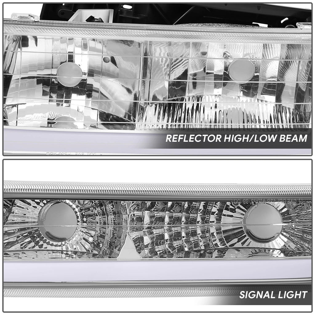 LED DRL Headlight Corner Bumper Signal Lamp for Chevy Silverado (1999–2002)