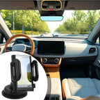 Dashboard Mount Car Phone Holder with Suction Cup for Easy Installation