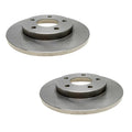 Set of 2 Rear Disc Brake Rotors for Buick LaCrosse, Chevy Impala (2010–2016)