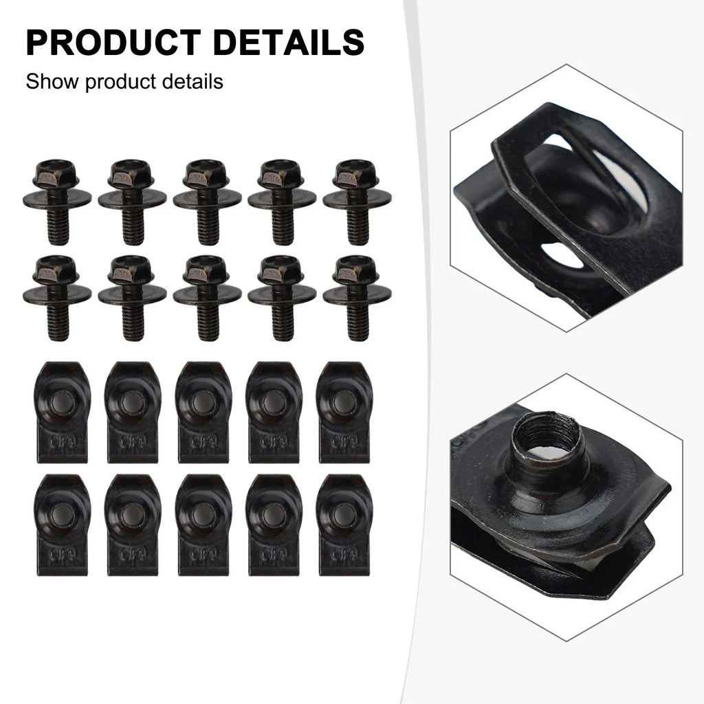 Clips and U Nut Kit for Car Engine