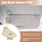 2X Sun Visor Support Clip Retainer No. 1AR26BD1AA/1AR26DW1AA for Jeep