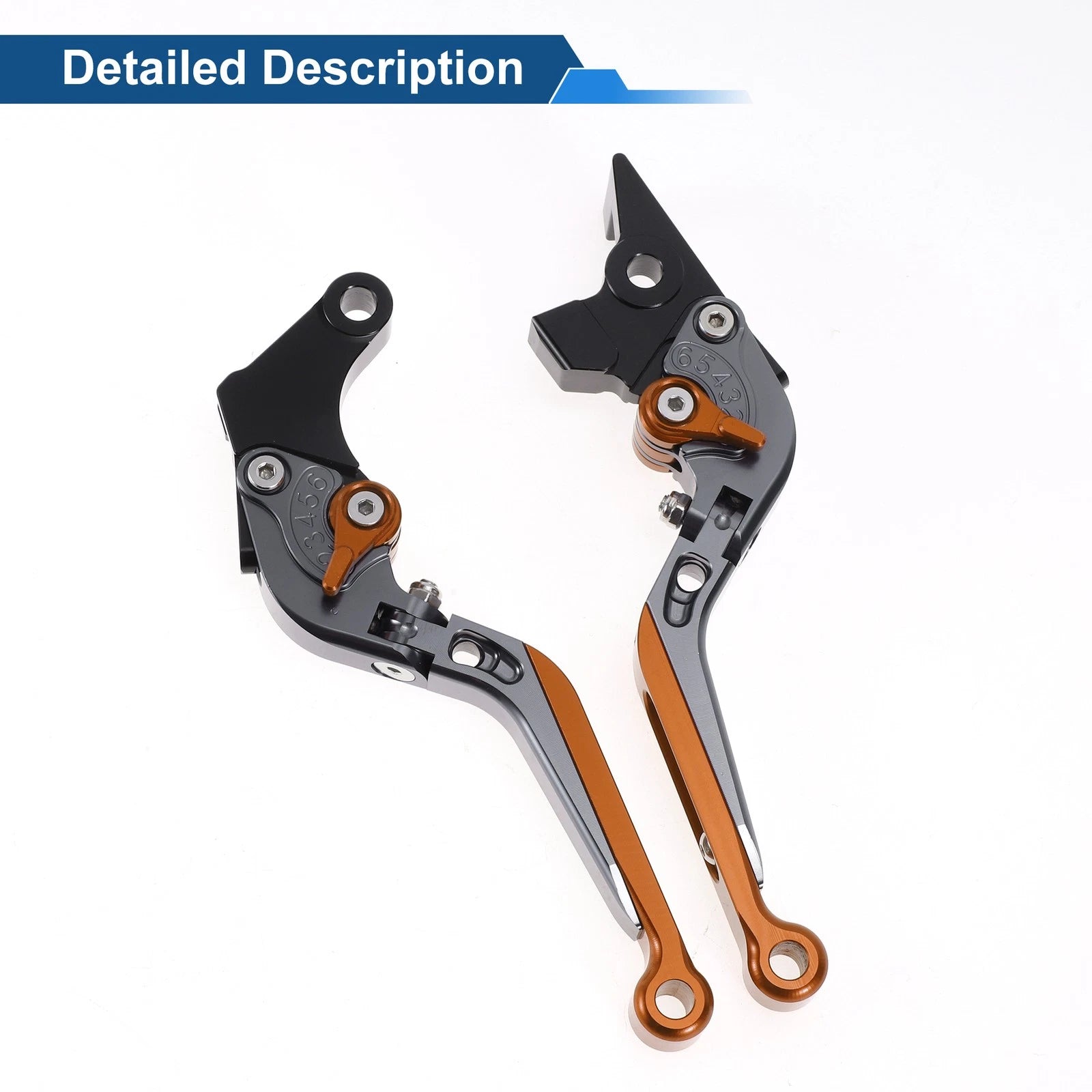 Adjustable Brake Clutch Levers for Suzuki GSXR150 (2017–2020) Orange