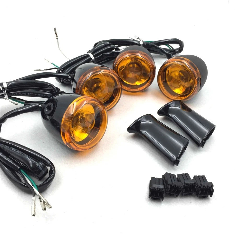Front Rear Turn Signal Indicator Kit for Harley Sportster XL 883 1200 (1992–2016)