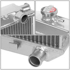 2X Full Aluminum Racing Radiator for Toyota Corolla AE86/4AGE (1984–1987)