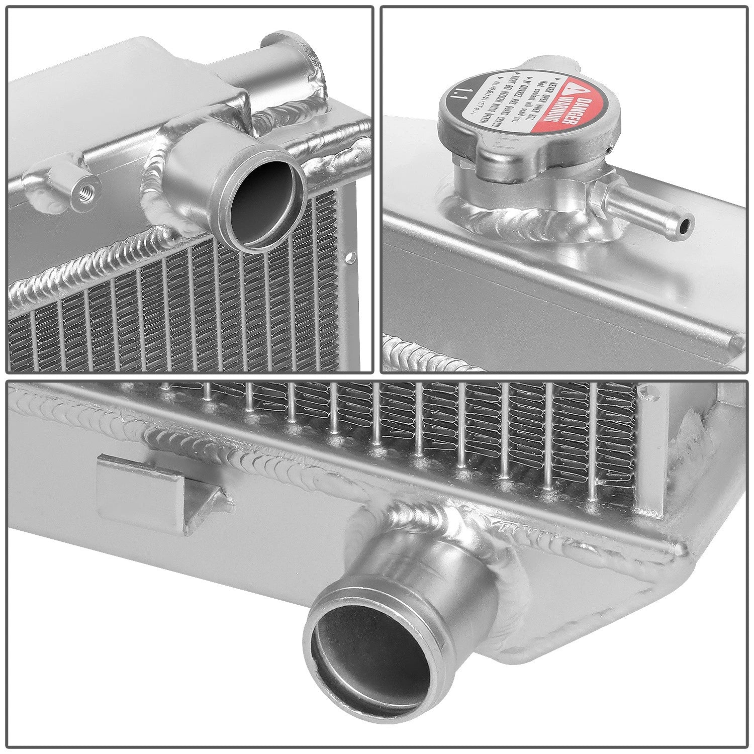 2X Full Aluminum Racing Radiator for Toyota Corolla AE86/4AGE (1984–1987)