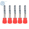 20 Pack Carbide End Mill 1/4" 4 Flute Ball Nose (3/4" LOC, 2-1/2" Overall)