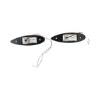 2X LED Navigation Tear Drop Lights for Marine Boat (Vertical Mount)