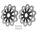 2X 11.8" Front Brake Disc Rotor for Harley Softail Breakout Dyna (2015–2024)