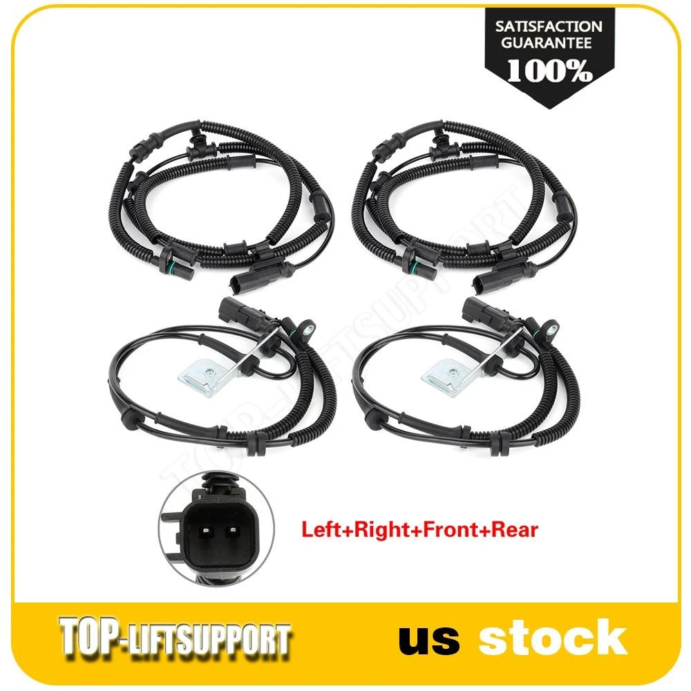Set of 4 ABS Wheel Speed Sensors for Chrysler Town & Country (2012–2016)