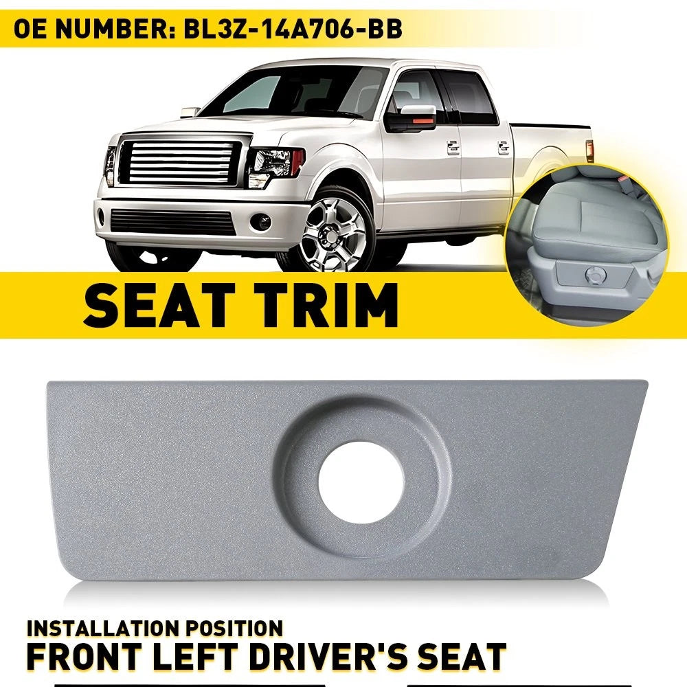 Front Driver Seat Switch Housing Trim Bezel Panel for Ford F-150 (2011–2014)