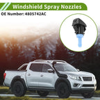Set of 1 Windshield Washer Nozzle w/ Hose Connector for Jeep (No.4805742AC)