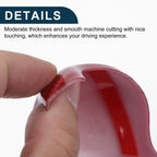Set of 1 Gear Shift Knob Decorator Cover for Ford Mustang (2015–2023) Carbon Fiber Red