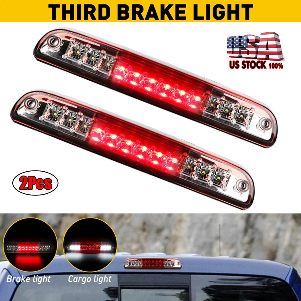 2Pcs LED 3rd Tail Stop Brake Cargo Light for Ford F-250 (1999–2009)