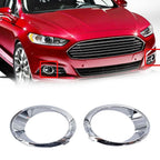 Fog Light Cover Bezel Trim Ring for Ford Fusion (2013–2016) Chrome