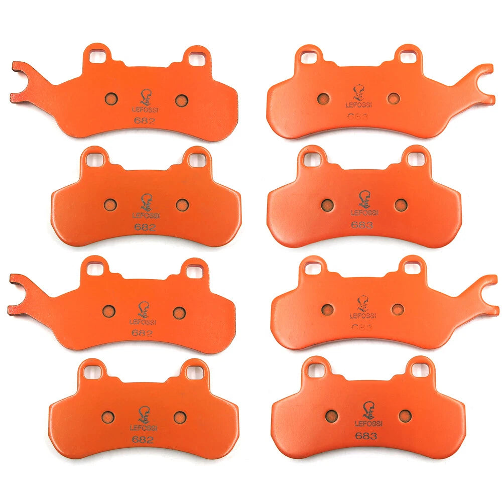Set of 2 Carbon Fiber Brake Pads for Can-Am Maverick X3 (2017–2018) FA682 FA683