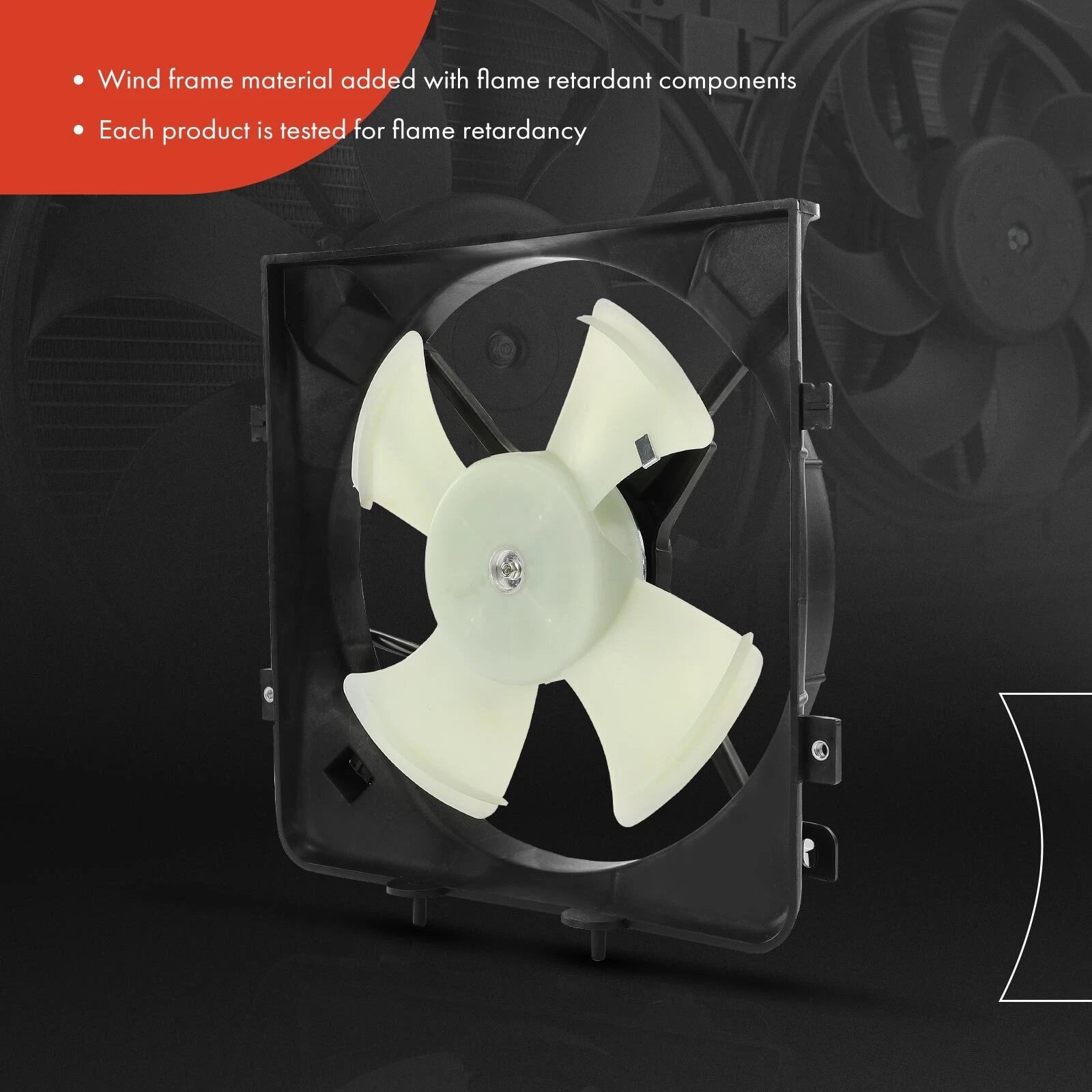 Cooling Fan Assembly with Shroud for Honda Civic (1992–1995)
