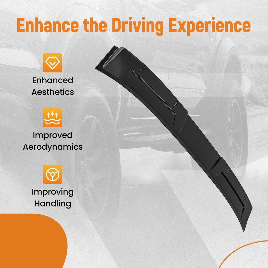 Rear Trunk Spoiler Wing Lip for Infiniti Q50 (2014–2024) Glossy Black ABS