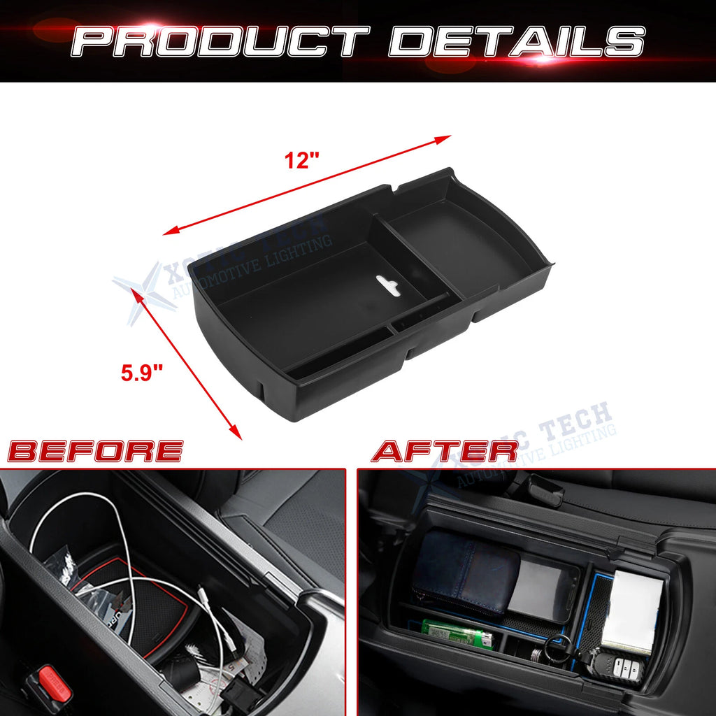 Center Console Organizer for Honda Accord (2018-2022) Armrest Storage