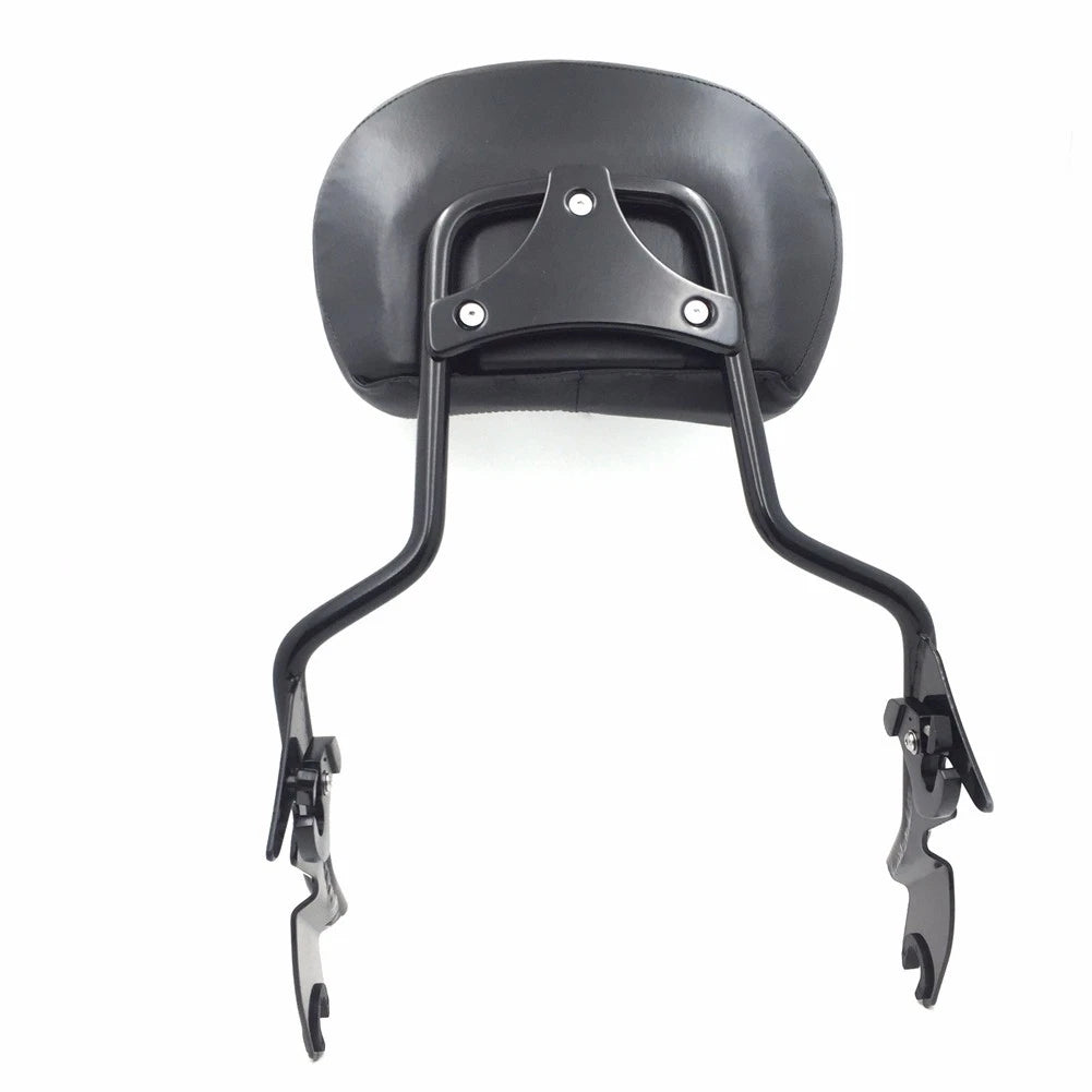 Detachable Backrest Sissy Bar w/ Pad for Harley Touring FLHR Road King (2009–2018)