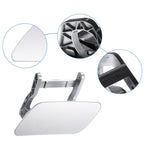 Bumper Headlight Washer Cover for Mercedes ML (2012-2015) Silver Tone