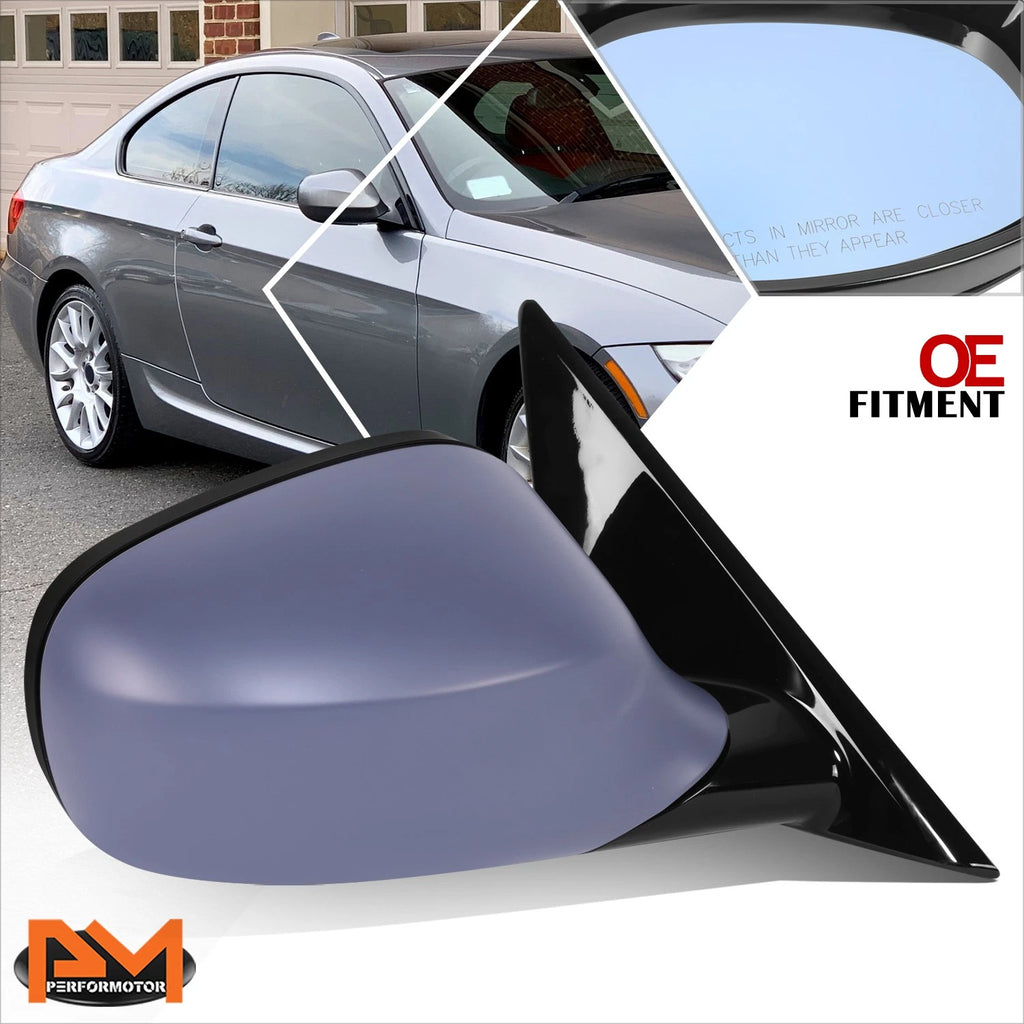 Power Heated Blue Glass Side View Mirror RH for BMW 3-Series (2009–2012)